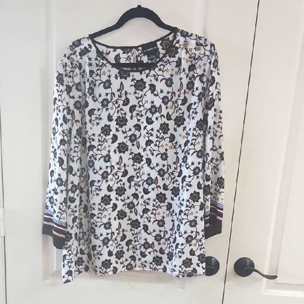 White Liz Claiborne XXL Blouse